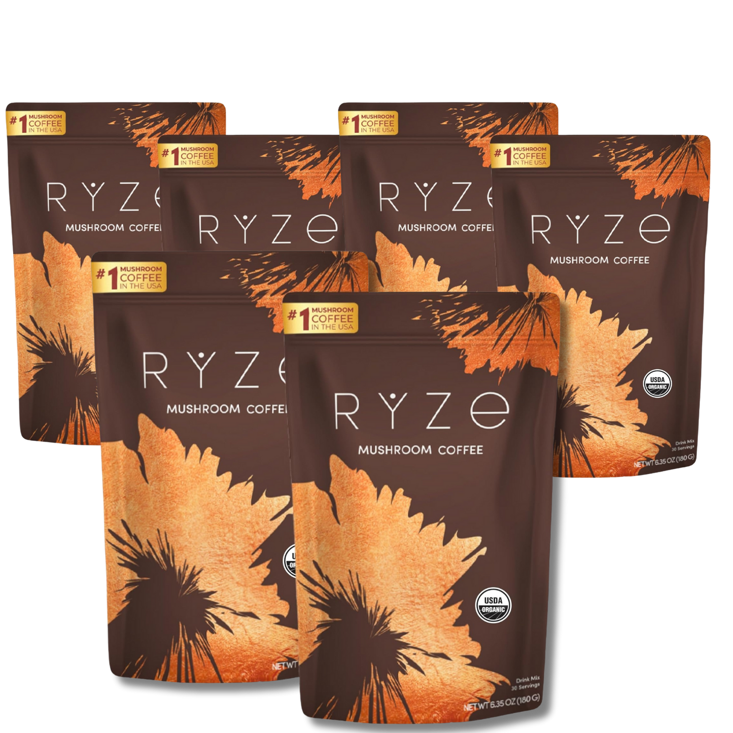 RYZE 100% Premium Mushroom Coffee